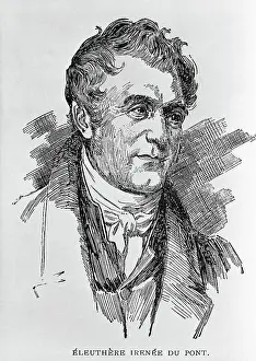 Sculpture Bust Prints: Illustration Of Eleuthere Irenee Du Pont