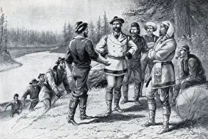 Frontiers Prints: Illustration Of English Claiming Astoria