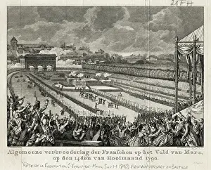 La Bastille Prints: Illustration of First Bastille Day