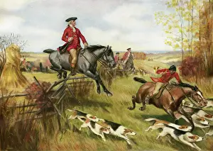 Illustration after The First Gentlemen of Virginia by John Ward Dunsmore