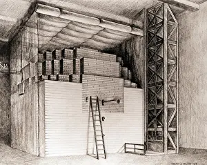 Reactor Prints: Illustration of First Nuclear Reactor