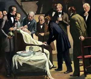 Watching Prints: Illustration after First Operation Under Ether by Robert Hinckley