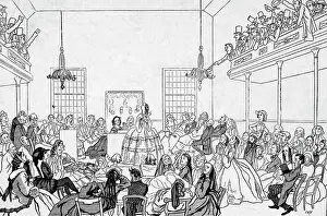 Feminist Prints: Illustration of First Women's Rights Convention in 1848