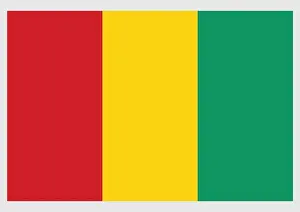 Guinea Prints: Illustration of flag of Guinea