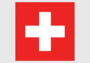 Flags Of The World Prints: Illustration of flag of Switzerland