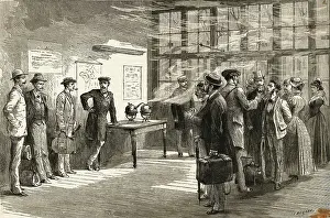 Avignon Prints: Illustration of Fumigating Passengers for Cholera