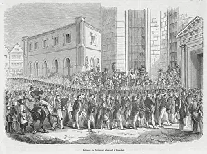 Frankfurt Prints: Illustration of German Parliament