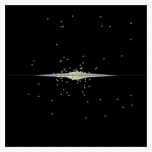 Images Dated 19th October 2010: Illustration of globular cluster in halo of galaxy