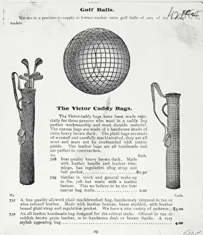 Illustration of Golfing Equipment
