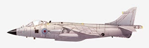 Images Dated 14th June 2011: Illustration of Harrier Jump Jet