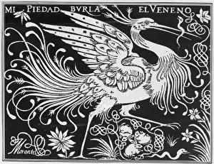 Illustration Of Heron Bird