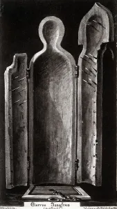 Prints of (Original Caption). Illustration of the iron maiden used during medieval times. Undated Discover the beauty and mystery of the medieval era: Illustration Of Iron Maiden