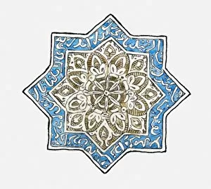 Intricacy Gallery: Illustration of Iznic tile