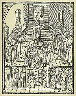 Synagogue Prints: Illustration of Jewish Synagogue