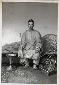 Parasol Prints: Illustration Of Kan-Yao