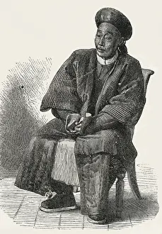 Illustration of Kweliang the Chinese Emperor of 1859