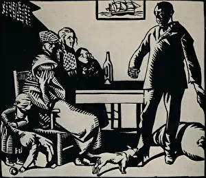 1920s Prints: Illustration for Le Retour Du Marin, 1926