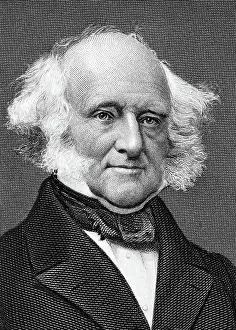 Sideburns Prints: Illustration of Martin Van Buren
