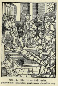Stretching Prints: Illustration Of Martyr On The Rack