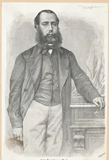 Shyness Prints: Illustration of Maximilian Posing