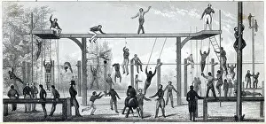 Illustration Of Men Excercising