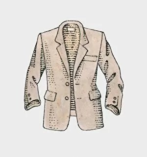 Images Dated 3rd November 2009: Illustration of mens jacket