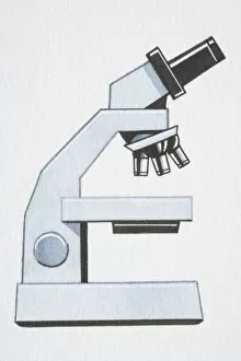 Images Dated 9th August 2006: Illustration, microscope, side view