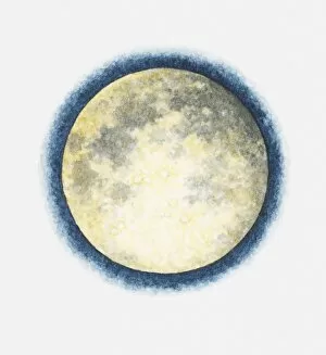 Images Dated 4th January 2011: Illustration of the Moon