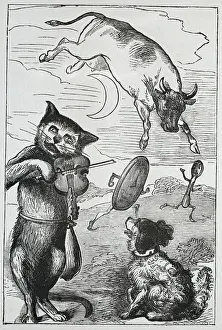 Dish Prints: Illustration To Mother Goose Rhymes