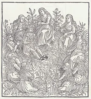 Illustration of Musicians in a Field