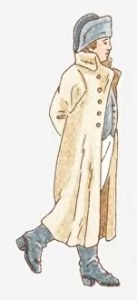 Images Dated 4th July 2011: Illustration of Napoleon Bonaparte wearing bicorne (bicorn) hat