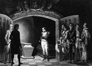 Illustration Of Napoleon At Tomb