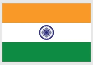 Independence Prints: Illustration of national flag of India