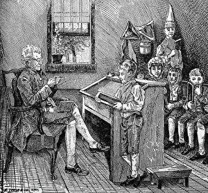 Illustration of a One-Room School House