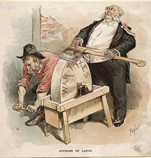 Illustration of Opinion on War Taxes