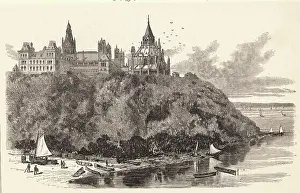 Ottawa Prints: Illustration of Ottawa's Early Coastline
