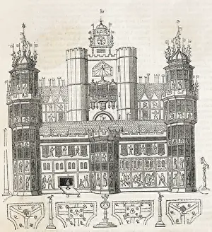 Surrey Prints: Illustration of a Palace
