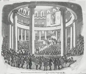 Frankfurt Prints: Illustration of Parliament