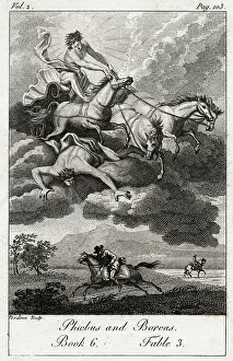 Jean De La Fontaine Prints: Illustration from Phoebus and Boreas
