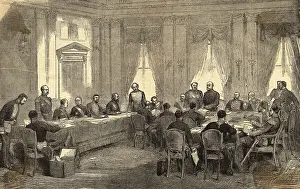 Illustration of Politicians Meeting in Berlin