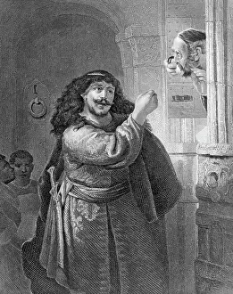 Samson Prints: Illustration Portraying Samson