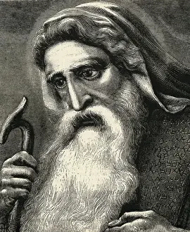 Illustration of the Prophet Moses