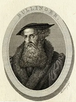 Illustration of Reformer Heinrich Bullinger