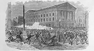 Rioter Prints: Illustration of the Riot at the Astor Place Opera House
