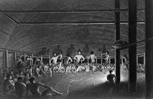Expedition Prints: Illustration Of Samoan Dance