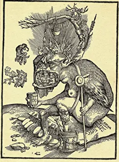 Illustration Showing Mouth of Hell