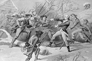 Brigade Prints: Illustration Showing Protesters
