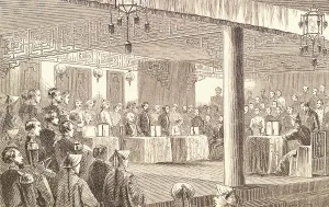 Treaty Prints: Illustration Of Signing Of Treaty/Tients