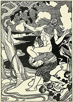 Illustration of Sinbad the Sailor from Arabian Nights
