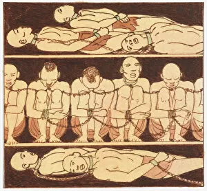 Images Dated 30th June 2011: Illustration of slaves on slave ship
